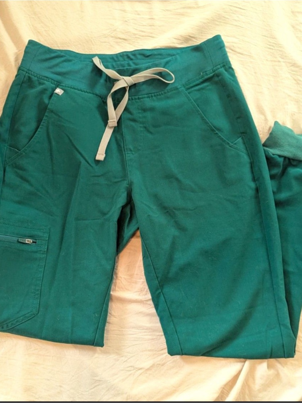 Figs Teal Men’s Drawstring Cargo Joggers